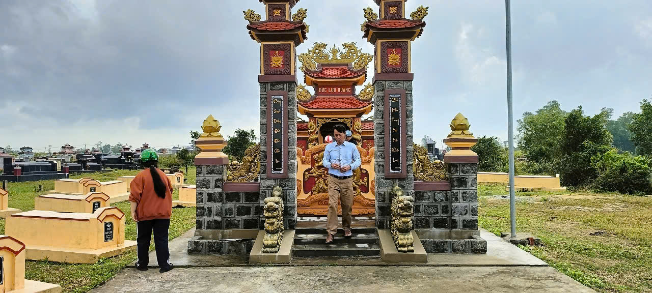 Ảnh Khu mộ hoàn thành